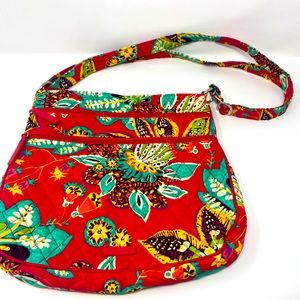 Vera Bradley Triple Zip Hipster Crossbody Bag - Rumba
